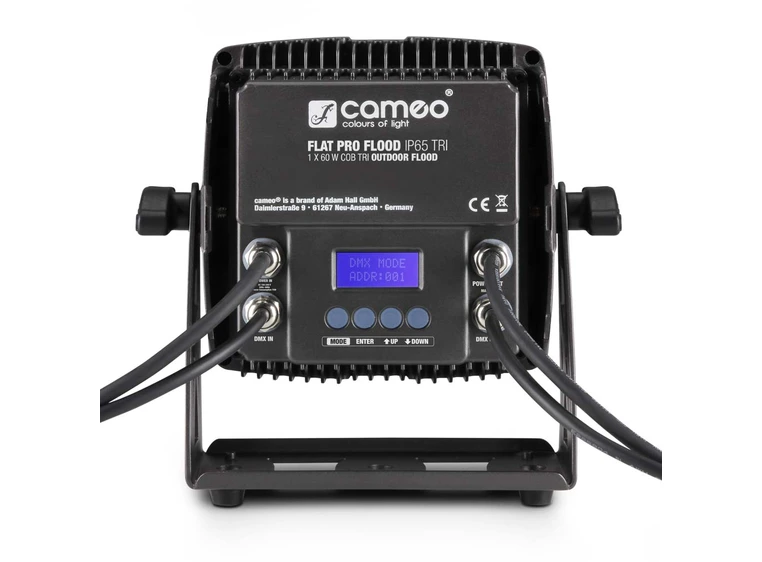 Cameo FLAT PRO FLOOD IP65 TRI Outdoor Flood Light with 60W Tri-Color COB LED 